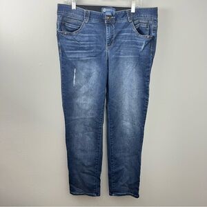 Democracy Ab solution Jeans Distressed Straight Leg